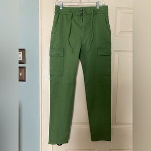 United Colors Of Benetton Green Cargo Pants Tailored Cotton sz 6